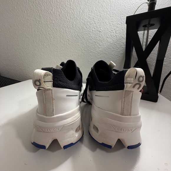 On Running Black and White Athletic Shoes - Picture 5 of 7